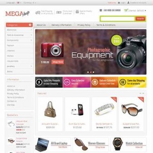 Website bán hàng online MegaShop