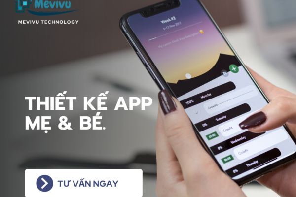 Dịch vụ thiết kế app mẹ và bé