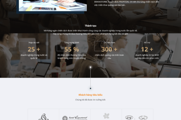 Web giới hiệu thương hiệu