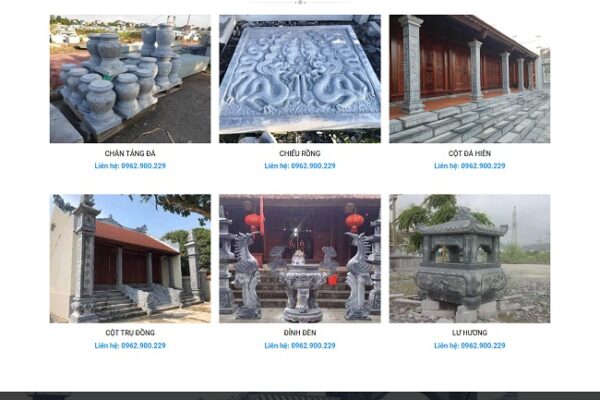 Web cơ sở đá mỹ nghệ