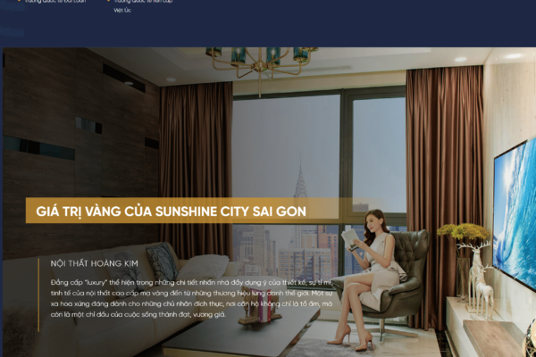 Web giới thiệu dự án Bất động sản