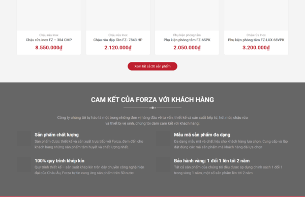 Web thương mại điện tử Gia dụng Bếp