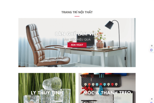 Web bán hàng Nội thất