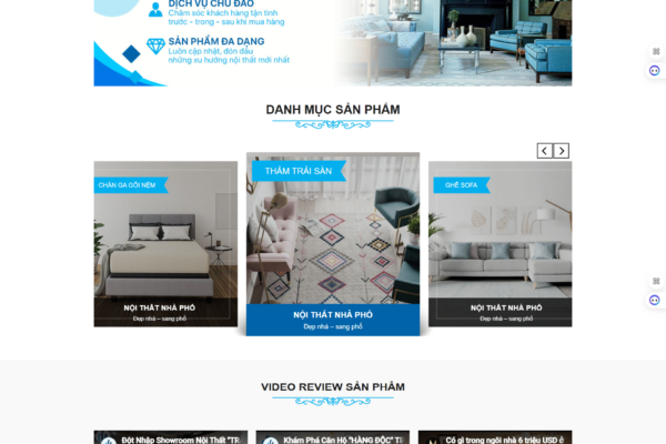 Web CTY thiết kế nội thất