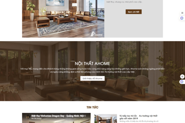 Web marketing CTY thiết kế nội thất