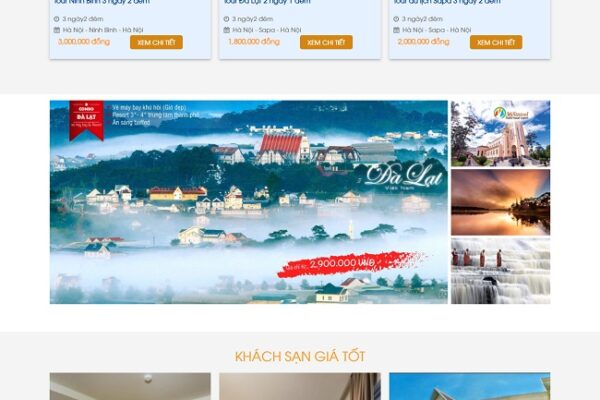 Web Tour Du lịch