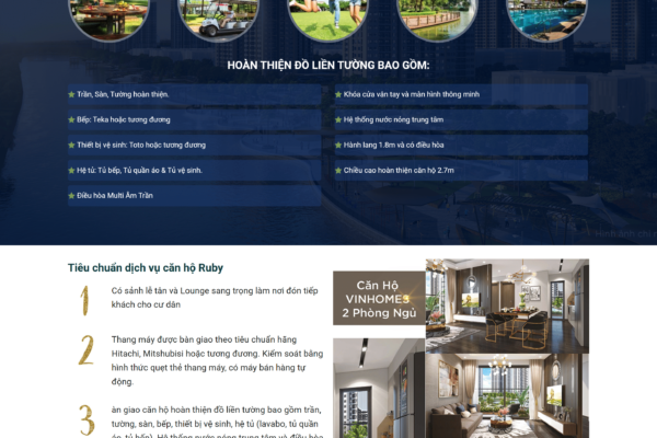 Web giới thiệu dự án Bất động sản