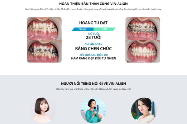 Web giới thiệu về Nha khoa