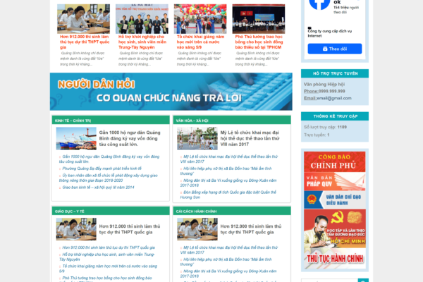 Web tin tức Uỷ ban nhân dân xã