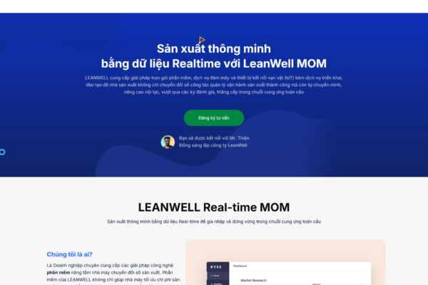 Web công ty dịch vụ giải pháp phần mềm