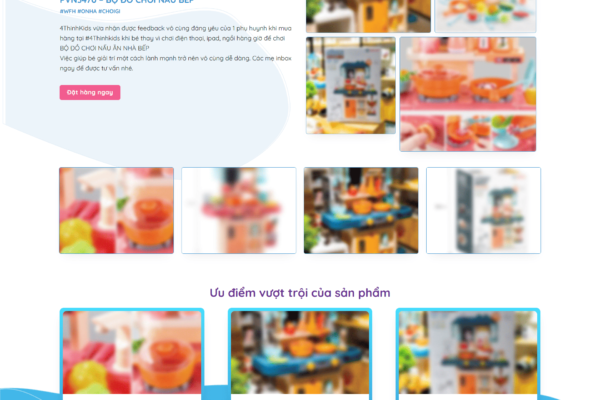 Web giới thiệu đồ chơi trẻ em