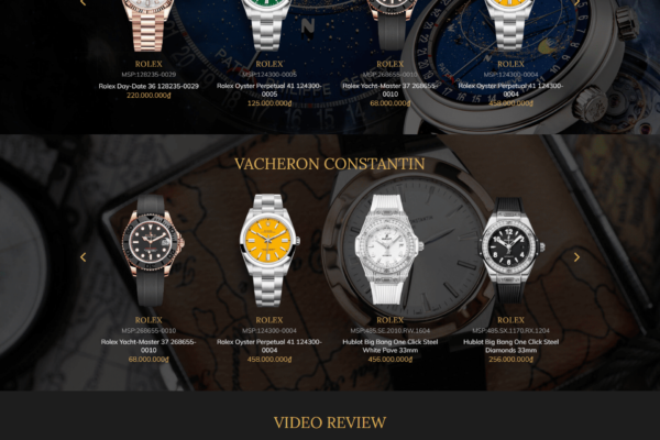Web bán Đồng hồ