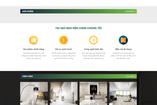 Web bán Gạch