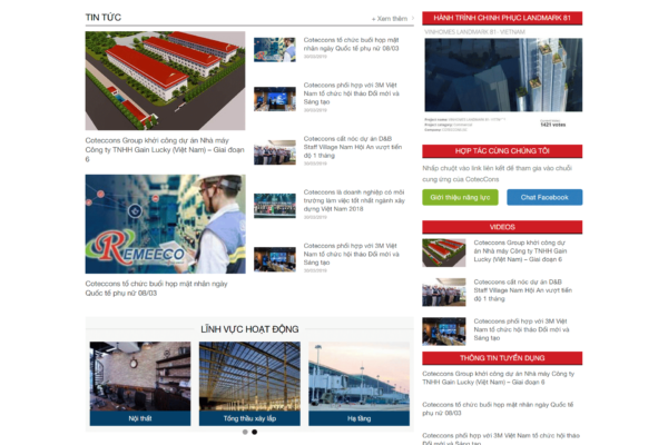 Web giới thiệu công ty