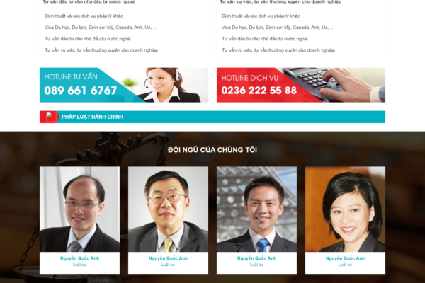 Web Công ty Luật