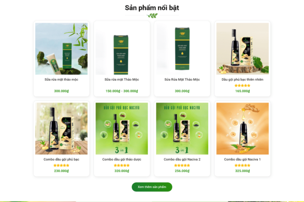 Website bán mỹ phẩm