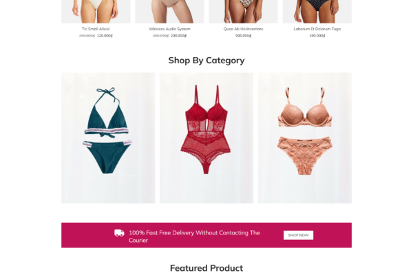 Website bán áo quần