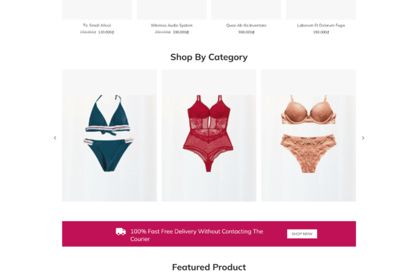 Website bán áo quần