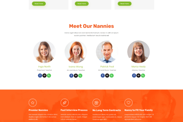 Website giới thiệu dịch vụ bảo mẫu