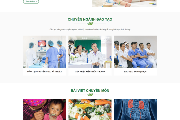 Website viện nghiên cứu dinh dưỡng