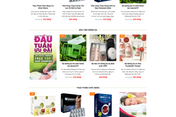 Website bán dược phẩm