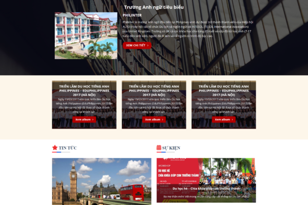Website bán khóa học tiếng anh
