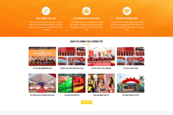 Website tổ chức sự kiên