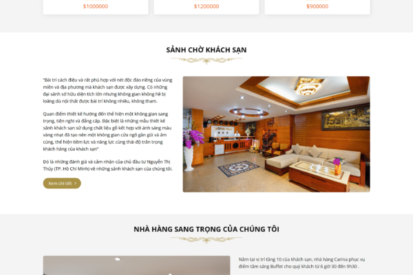 Web đặt phòng khách sạn