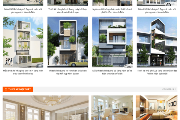 Web giới thiệu nội thất