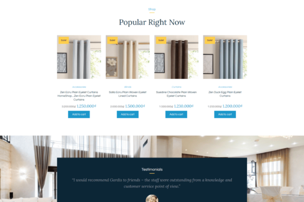 Website rèm cửa